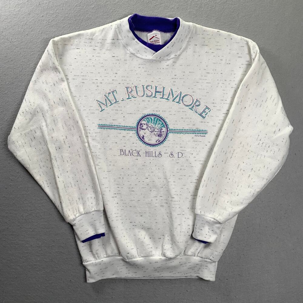 Vintage Mount Rushmore Sweatshirt Men’s Medium Black Hills South Dakota Crewneck